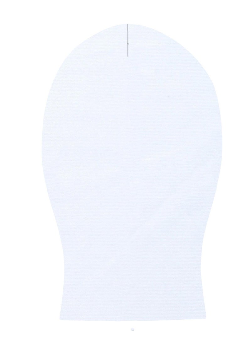 Gaoin Unisex Face open Zentai Hood Mask for Costume Parties (White) - Image 3